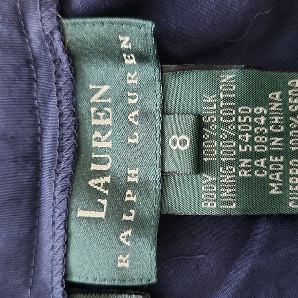 Ralph Lauren ,green label, navy capris size 8 - Picture 8 of 10